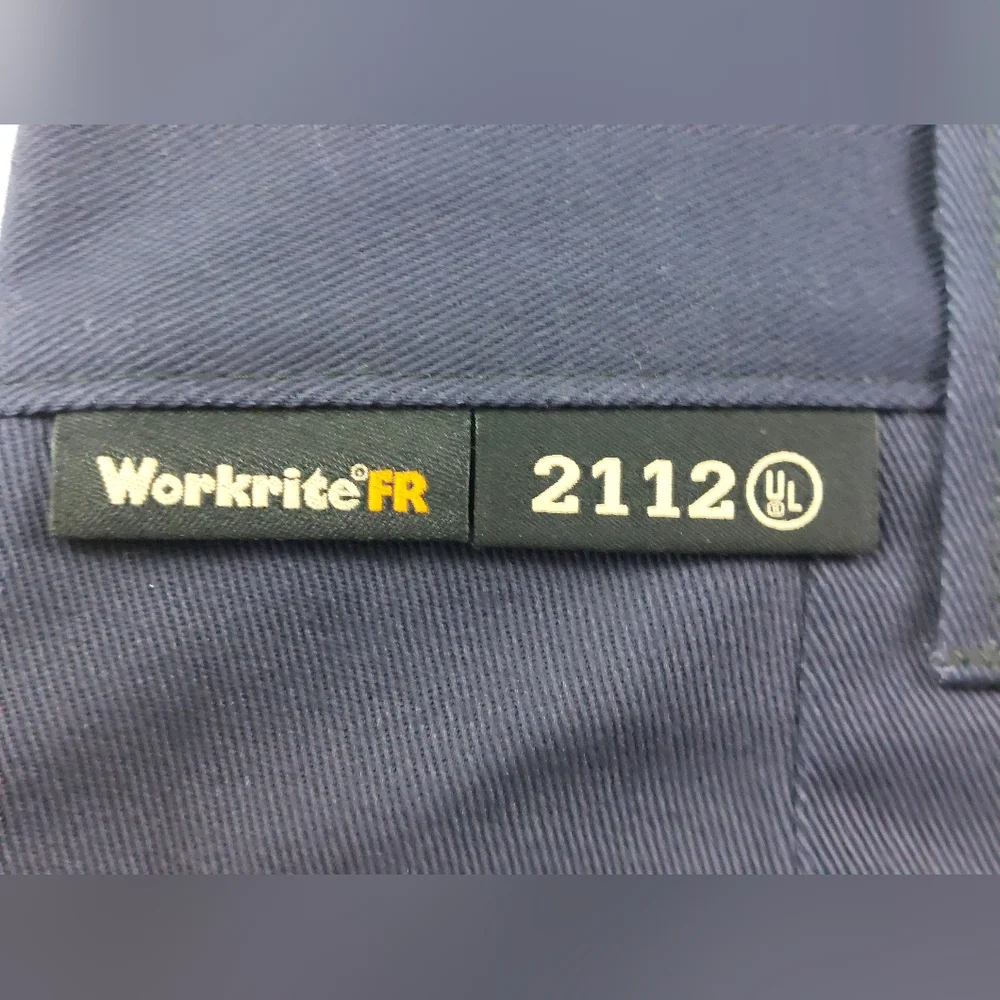 Workrite 2112 FR Pants Mens Size 48x37 (actual 48x28) Blue Westex Ultra Soft NWT